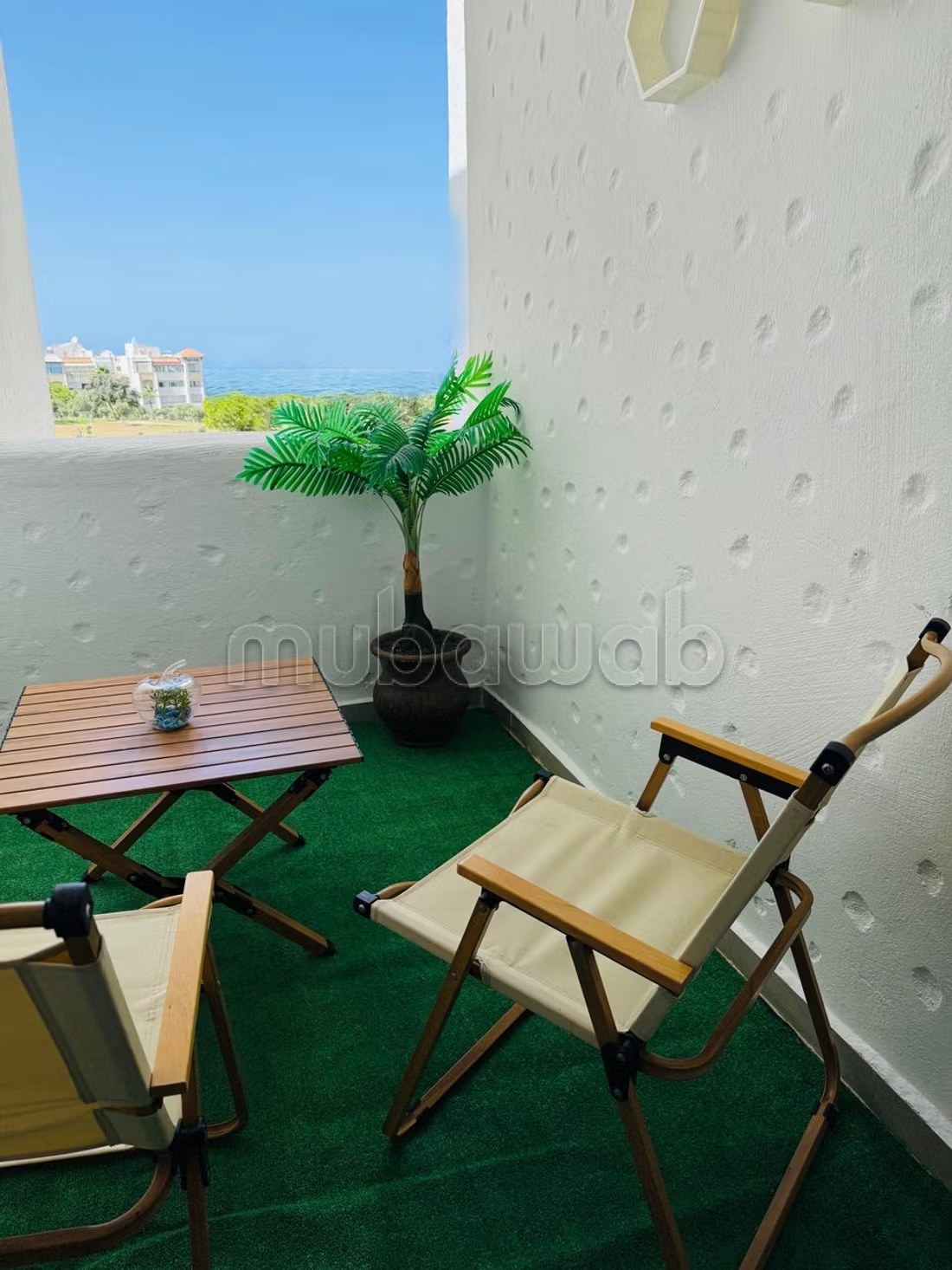 Location d'un appartement à Asilah. 2 pièces. Porte blindée et système de double vitrage - Photo 15