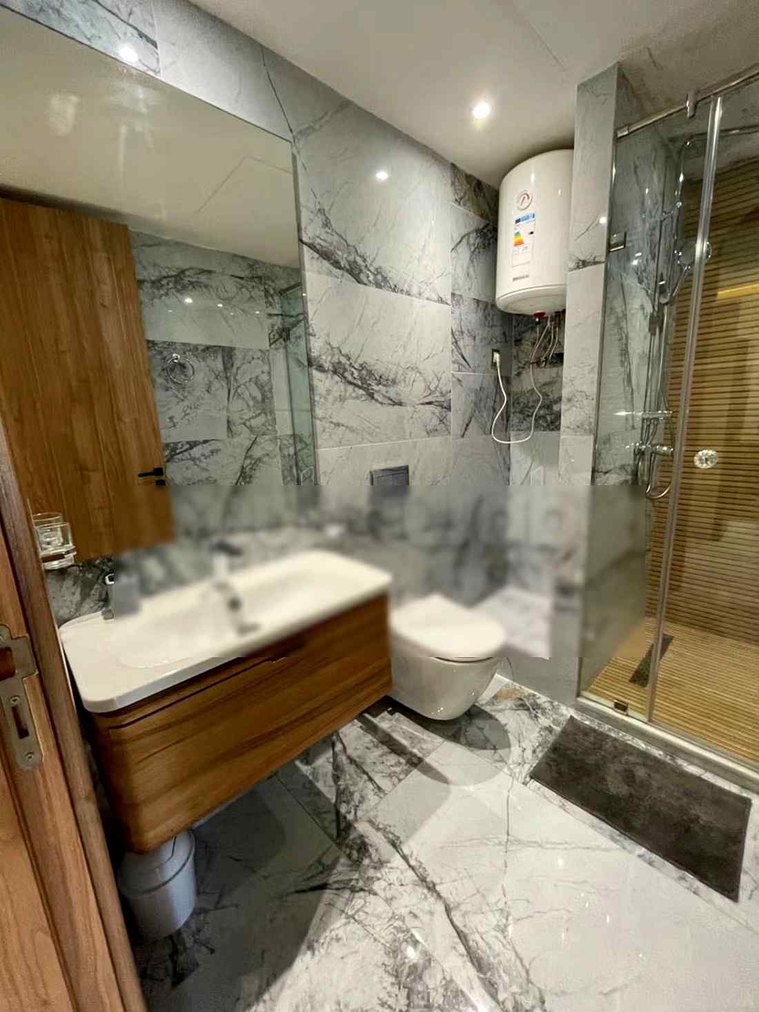 Location d'un appartement à Maârif. 
2 grandes pièces. 
Avec ascenseur et terrasse - Photo 4