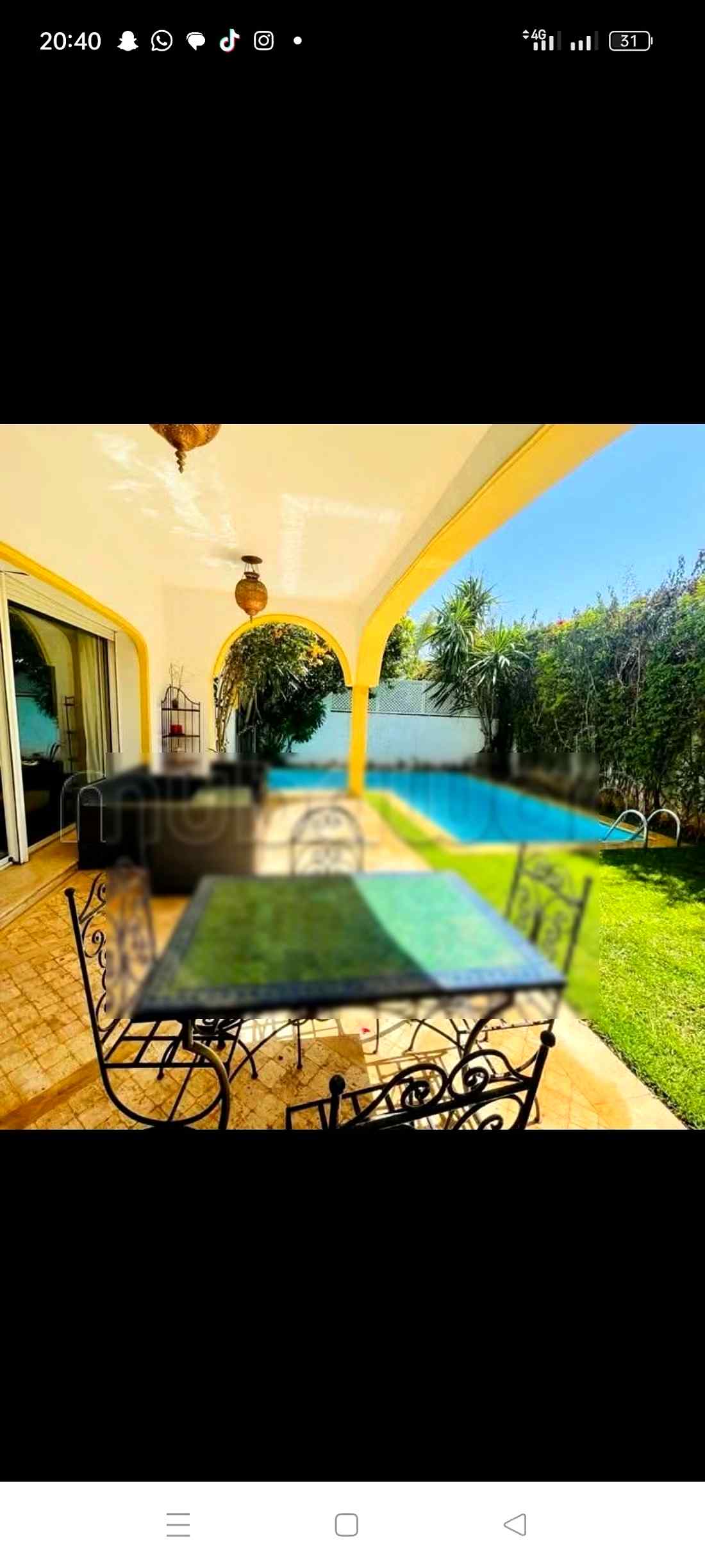 Location saisonnière villa haut standing à Ain Diab. 5 chambres. Terrasse et jardin - Photo 4