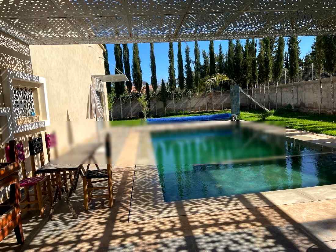 Maison de luxe à louer à Route de Ouarzazate. Surface totale 350 m². Vue exceptionnelle sur la montagne, chauffage central - Photo 20