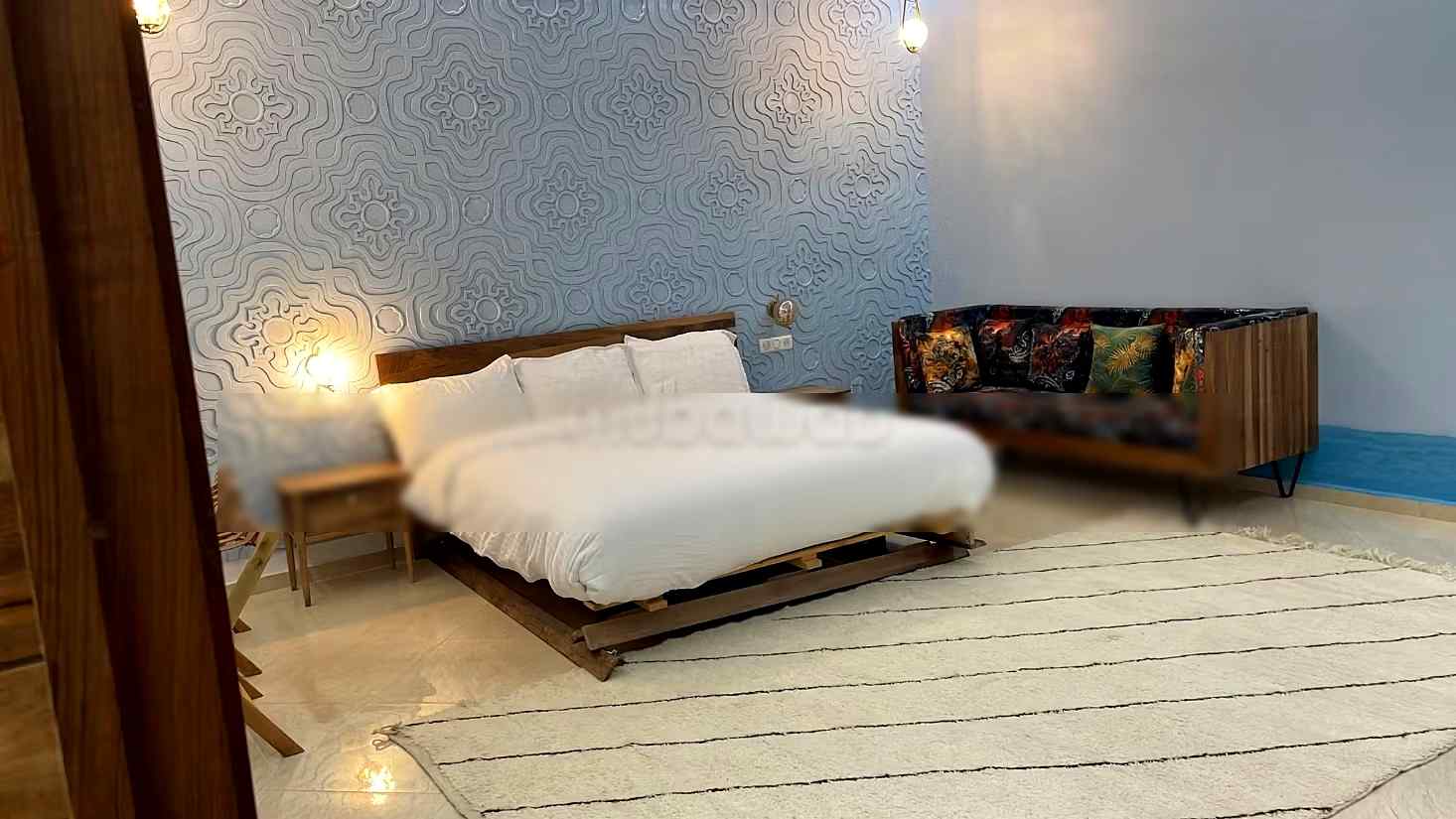 Maison de luxe à louer à Route de Ouarzazate. Surface totale 350 m². Vue exceptionnelle sur la montagne, chauffage central - Photo 15