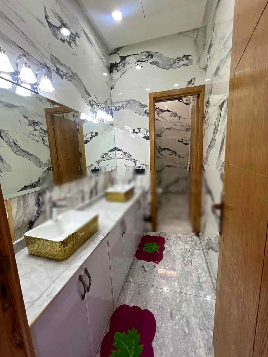 Location saisonnière villa haut standing à Route de Tahanaout. Superficie 410 m². Vue exceptionnelle sur la montagne, Fenêtres en double vitrage - Photo 14