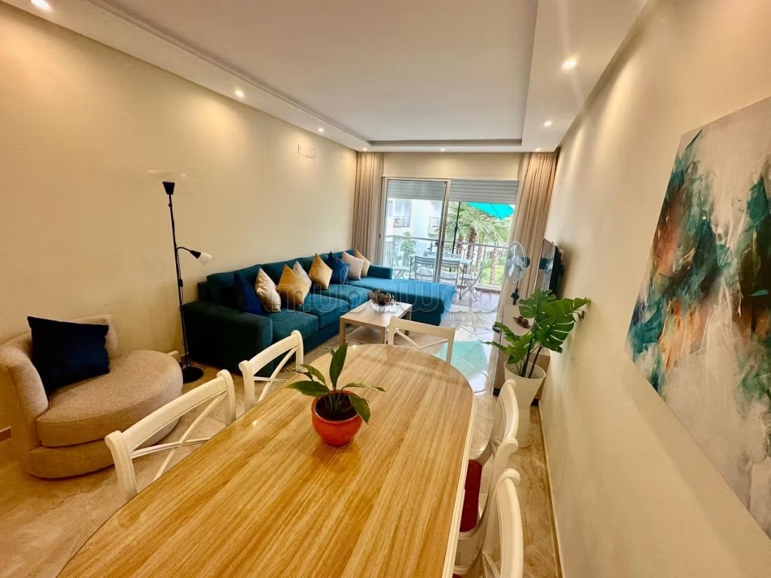 Location d'un appartement à Assanaouber. 
Superficie 74 m². 
Terrasse et ascenseur - Photo 5
