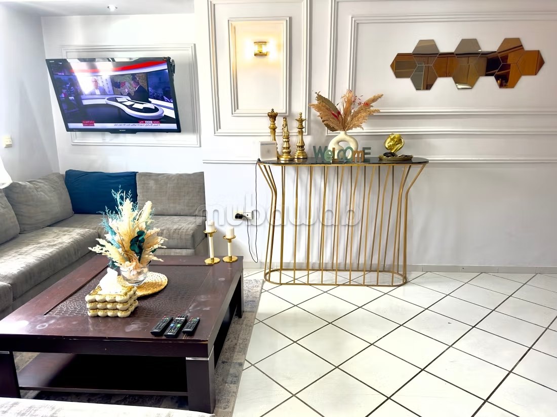Location d'un appartement à Bourgogne Est. Superficie 55 m². Salon traditionnel marocain, résidence sécurisée - Photo 10