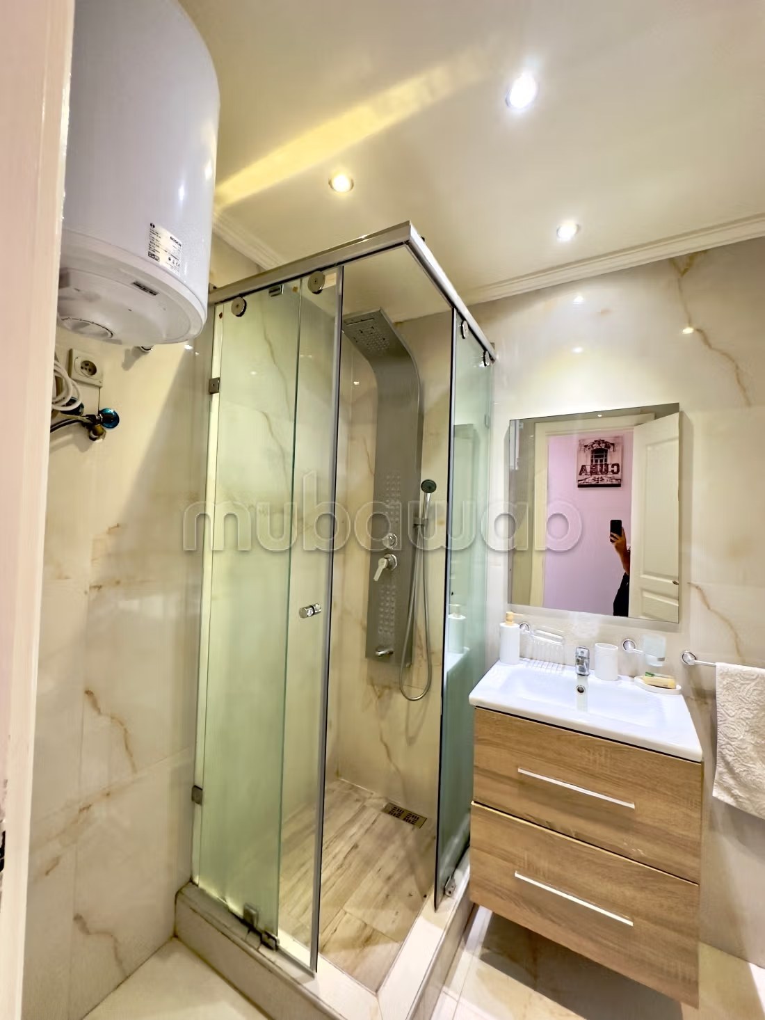 Location d'un appartement à Bourgogne Est. Superficie 55 m². Salon traditionnel marocain, résidence sécurisée - Photo 16
